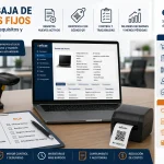 Proceso de alta y baja de activos fijos mediante un software de gestión patrimonial, con registro de bienes, documentación, responsables y control del ciclo de vida de los activos.