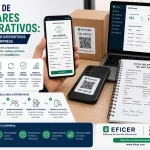 Control de celulares corporativos mediante códigos QR, asignación de responsables, inventario de dispositivos móviles y software de gestión patrimonial para empresas.