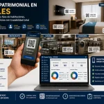 Control patrimonial en hoteles mediante códigos QR para administrar activos de habitaciones y áreas comunes.