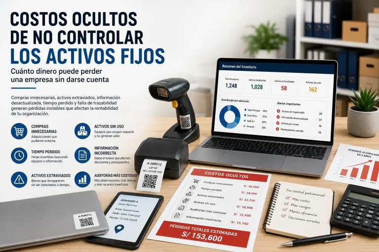 Costos ocultos generados por la falta de control de activos fijos en una empresa.