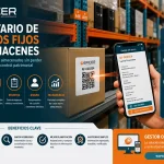 Inventario de activos fijos en almacenes mediante códigos QR para controlar bienes patrimoniales almacenados.