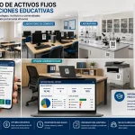 Inventario de activos fijos en instituciones educativas mediante códigos QR para controlar el patrimonio de colegios, institutos y universidades.